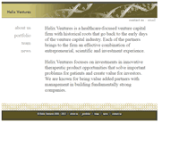 Tablet Screenshot of helixventure.com